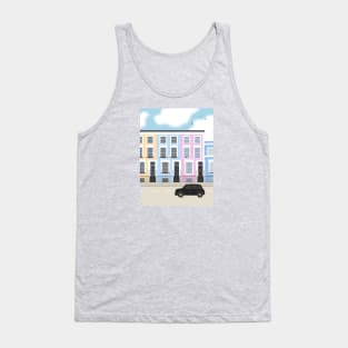 Colorful Notting Hill, London, England Tank Top